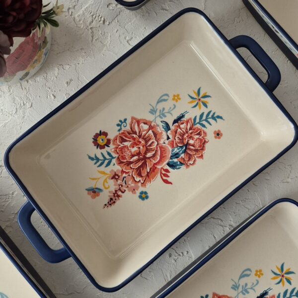 تابه دو دسته سرامیکی