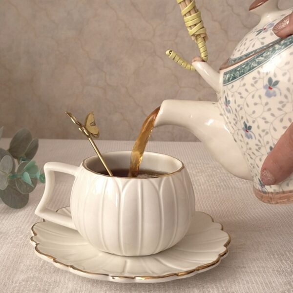 فنجان نعلبکی چایخوری سرامیک