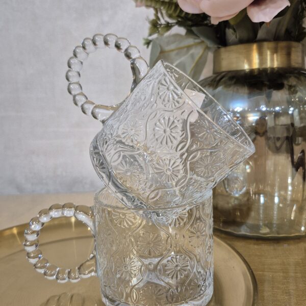 ماگ دسته مرواریدی طرح زارا