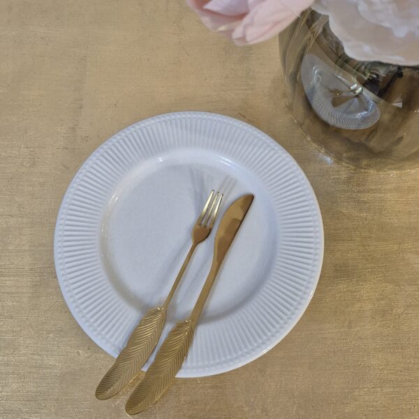 پیش دستی سرامیک سفید طرح گرین گیت