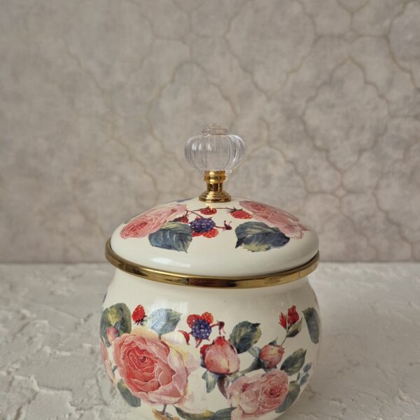 قندان لعابی گل رز