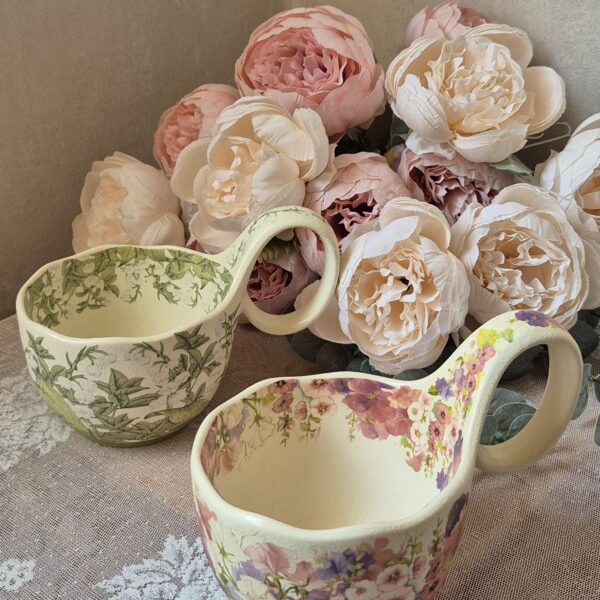 ماگ سرامیکی گلدار