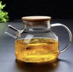 قوری پیرکس درب بامبو ۱ لیتری