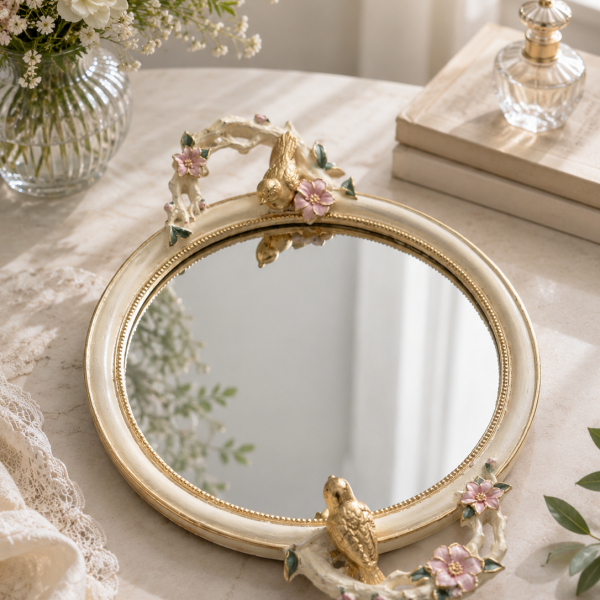 سینی کف آینه‌ای طرح جوجه
