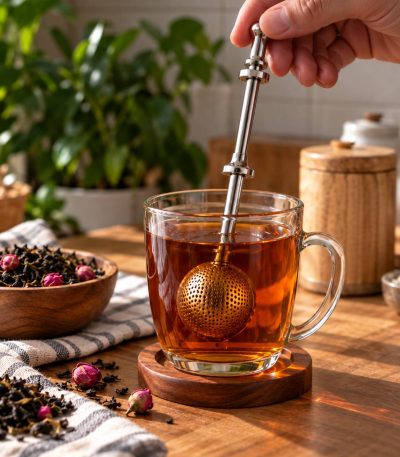صافی چای و دمنوش استیل Wellmes