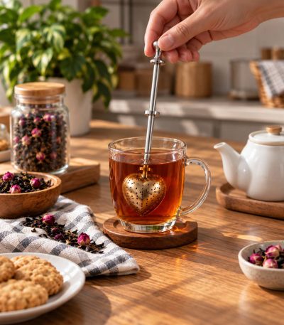 صافی چای و دمنوش استیل Wellmes